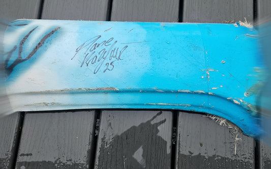 Plane Krazy autographed fiberglass body piece