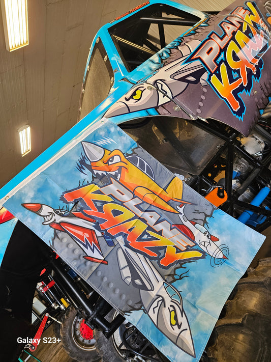 Huge autographed Plane Krazy Flag