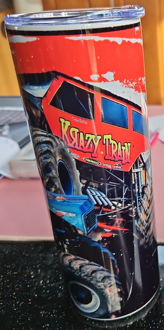 SLIDE TOP KRAZY COFFEE TUMBLER
