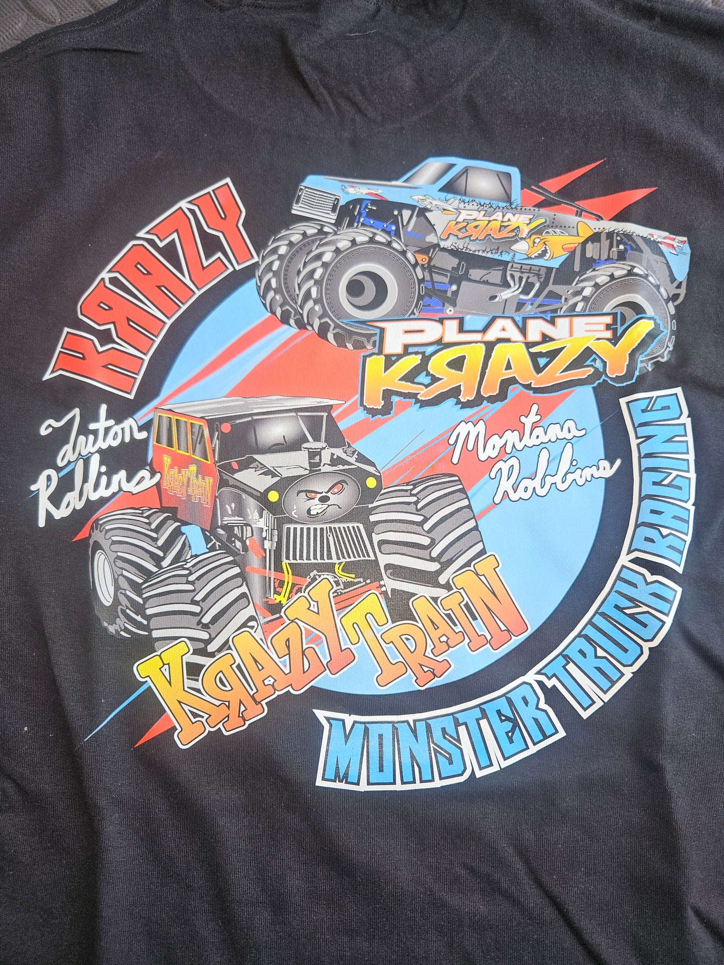 Double Krazy Monster Truck Adult T-Shirt